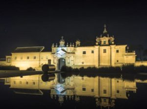 Night view of the Cartuja de Sevilla